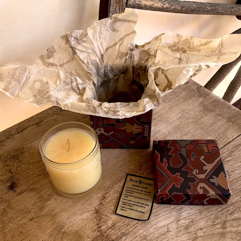 RALPH LAUREN🌵🐂Vtg 80’s Southwest Candle NEW RARE